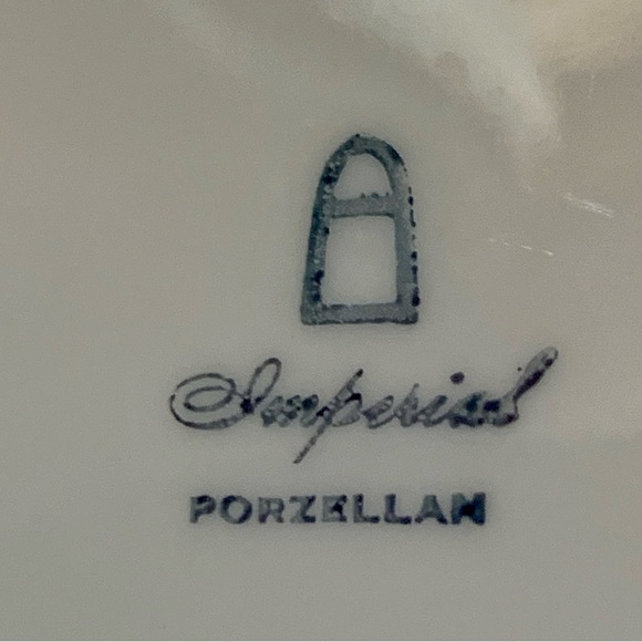 Vintage Imperial Porzellan Germany Plate 10” - Picture 7 of 10